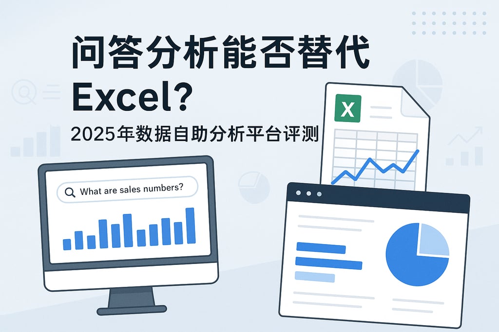 问答分析能否替代Excel？2025年数据自助分析平台评测