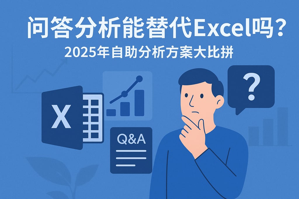 问答分析能替代Excel吗？2025年自助分析方案大比拼