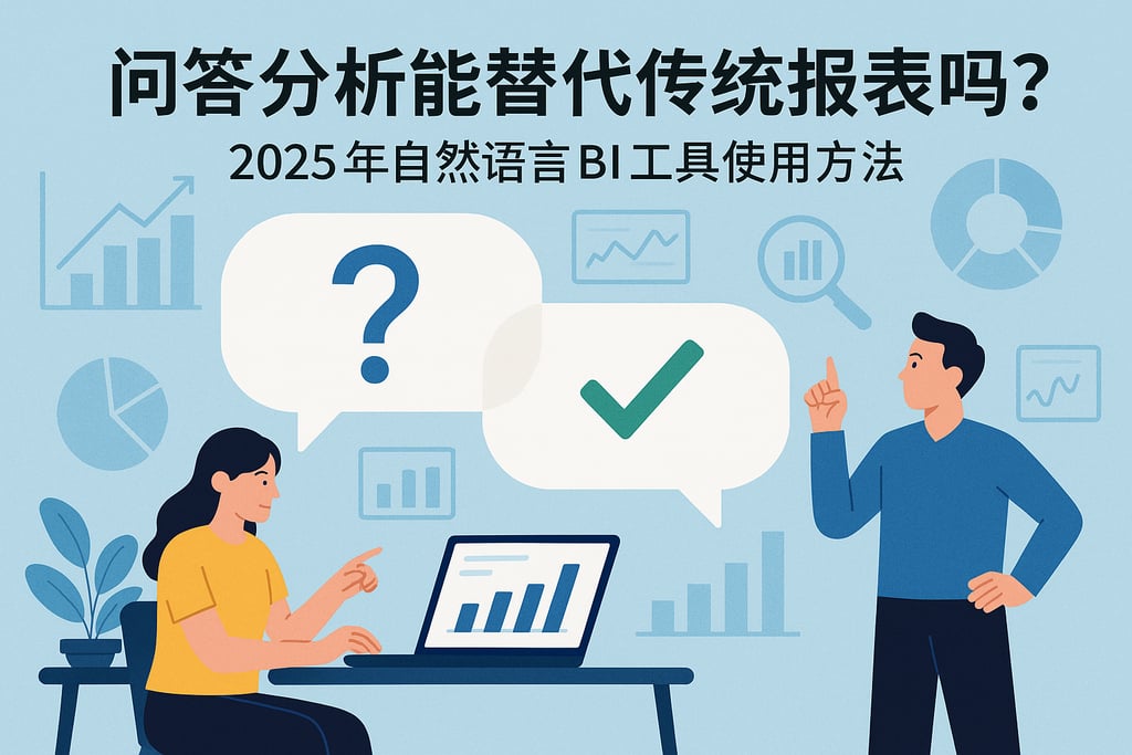 问答分析能替代传统报表吗？2025年自然语言BI工具使用方法