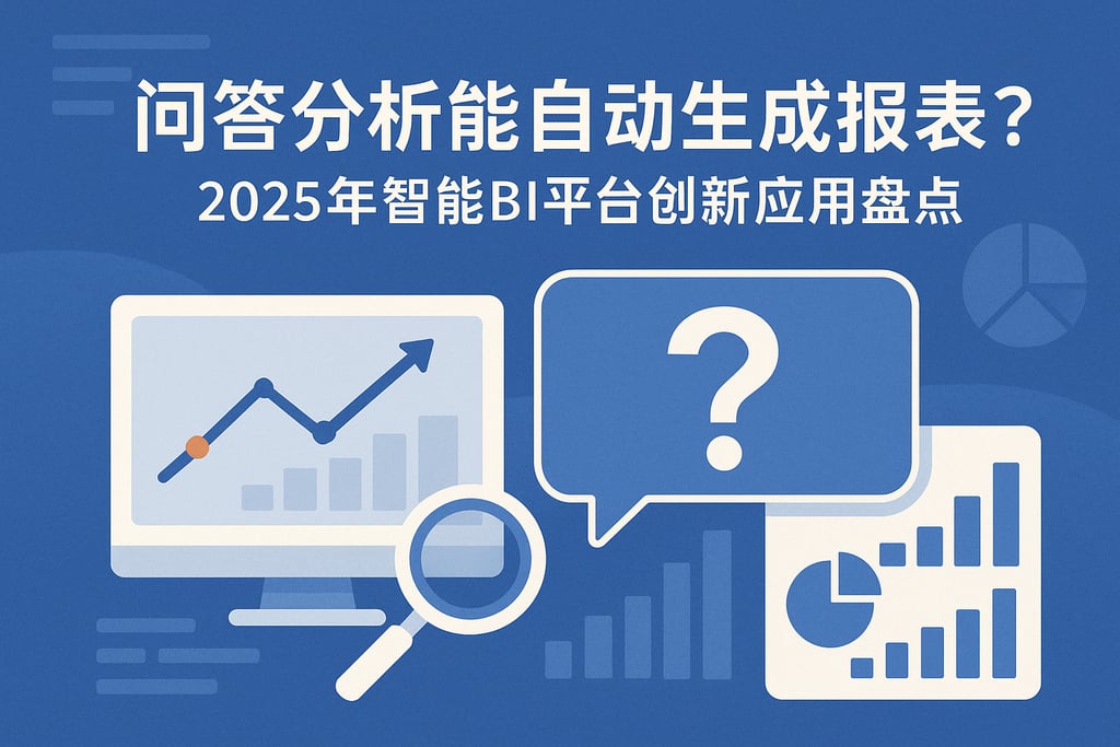 问答分析能自动生成报表？2025年智能BI平台创新应用盘点