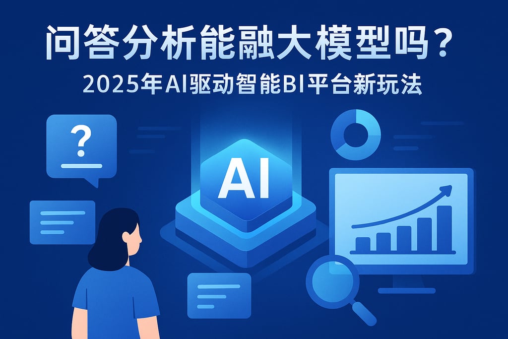 问答分析能融合大模型吗？2025年AI驱动智能BI平台新玩法