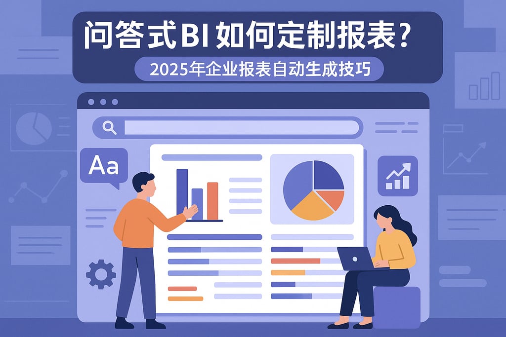 问答式BI如何定制报表模板？2025年企业报表自动生成技巧