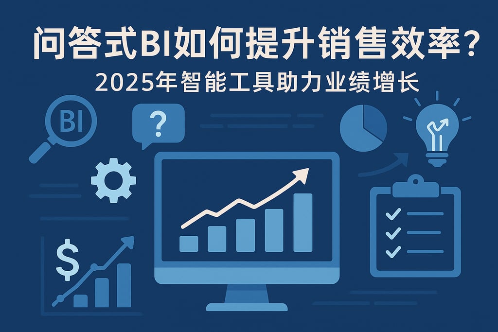 问答式BI如何提升销售效率？2025年智能工具助力业绩增长