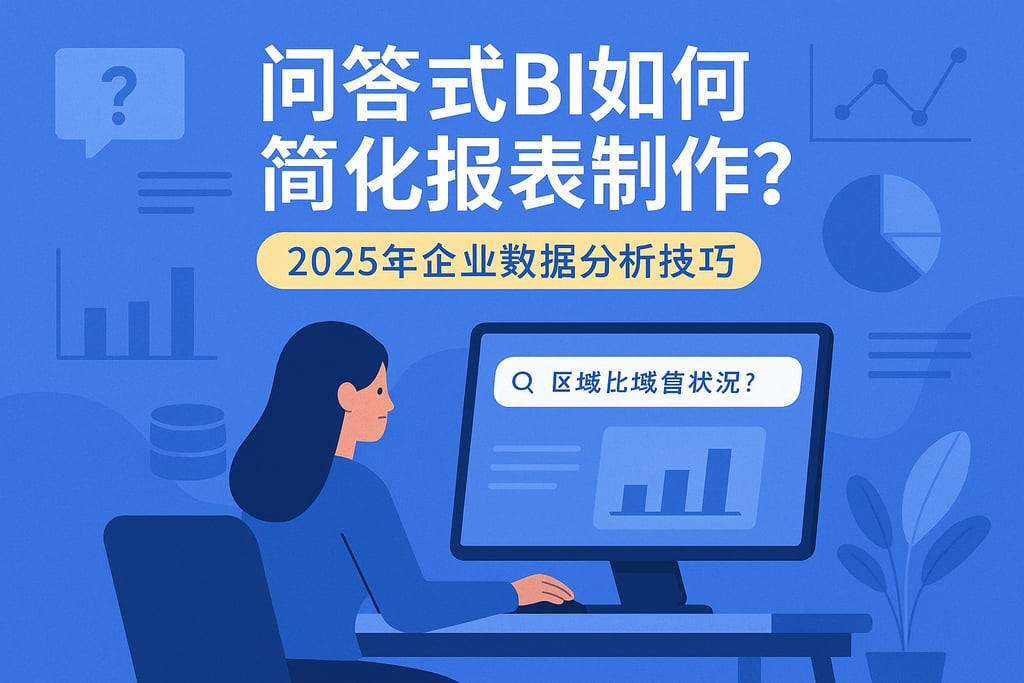 问答式BI如何简化报表制作？2025年企业数据分析技巧