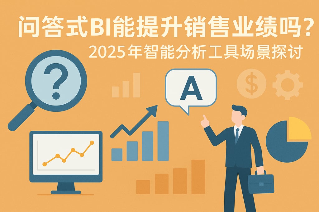 问答式BI能提升销售业绩吗？2025年智能分析工具场景探讨