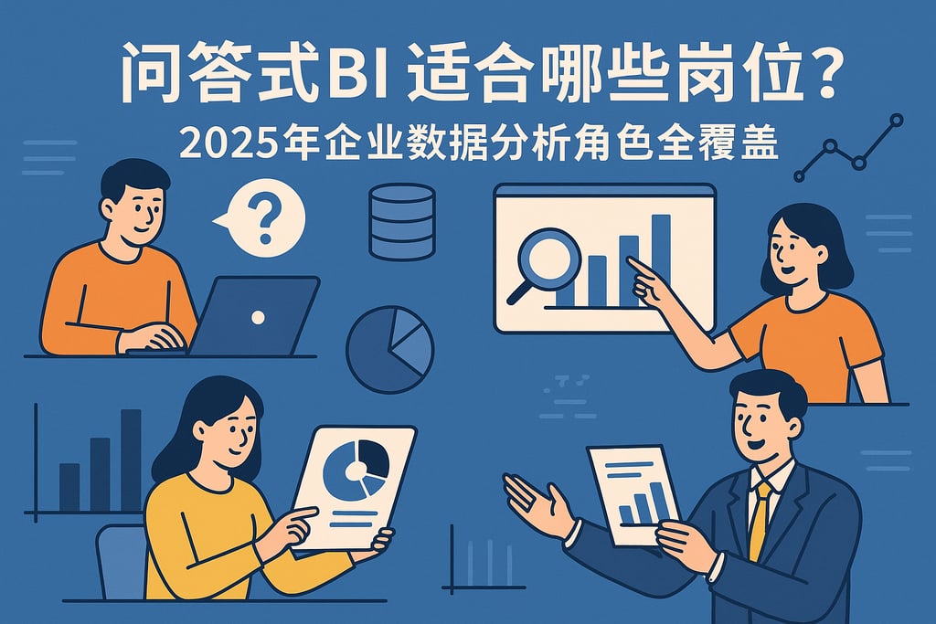 问答式BI适合哪些岗位？2025年企业数据分析角色全覆盖