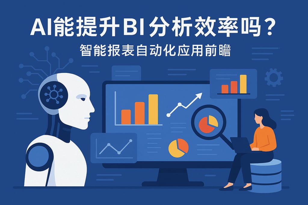 AI能提升BI分析效率吗？智能报表自动化应用前瞻