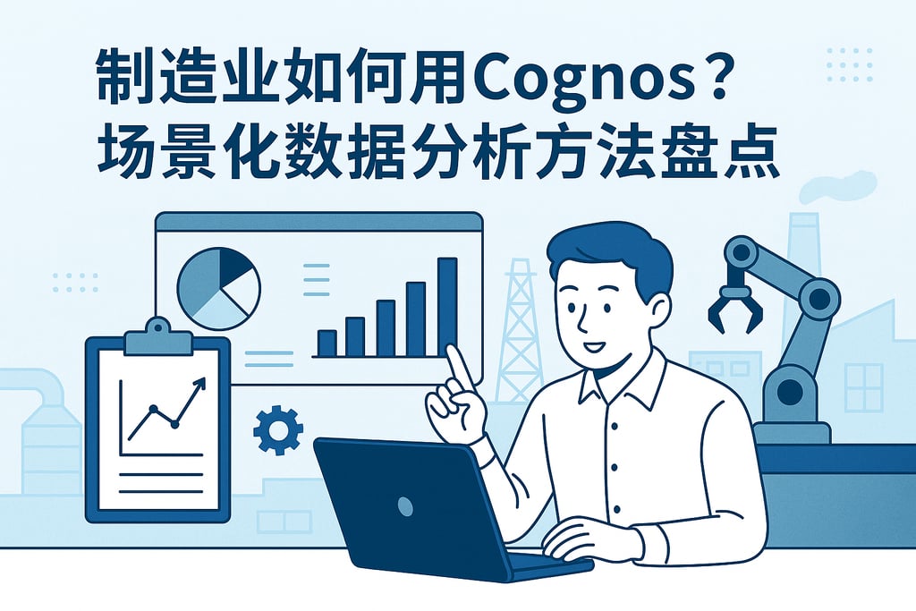 Cognos在制造业如何用？场景化数据分析方法盘点