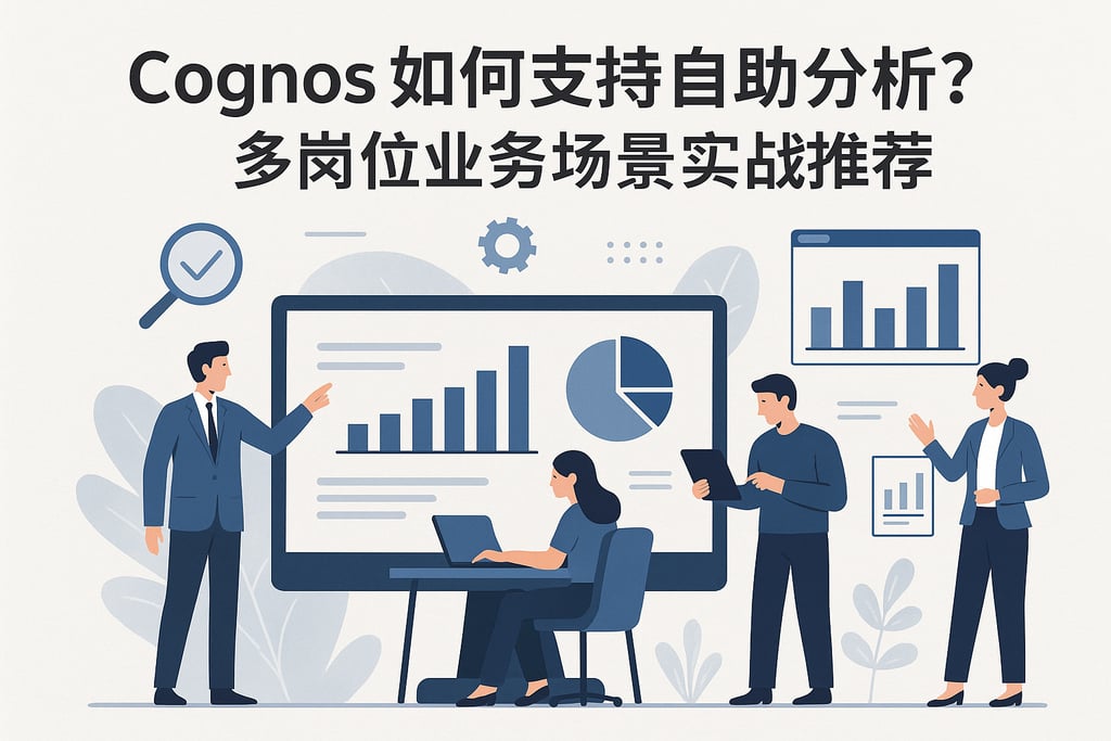 Cognos如何支持自助分析？多岗位业务场景实战推荐