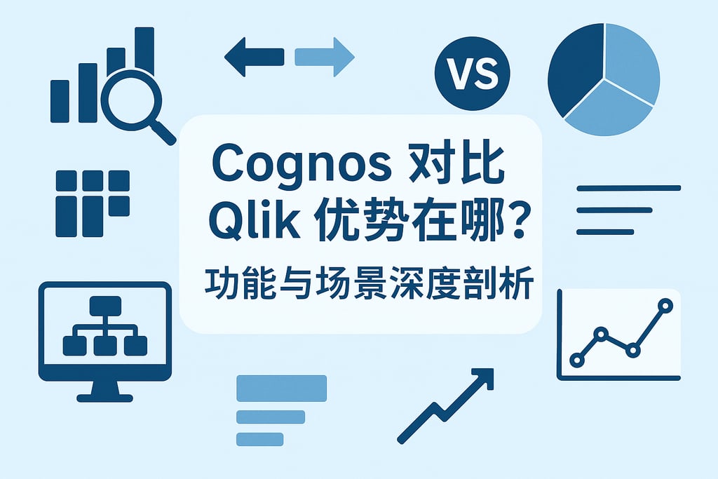 Cognos对比Qlik优势在哪？功能与场景深度剖析