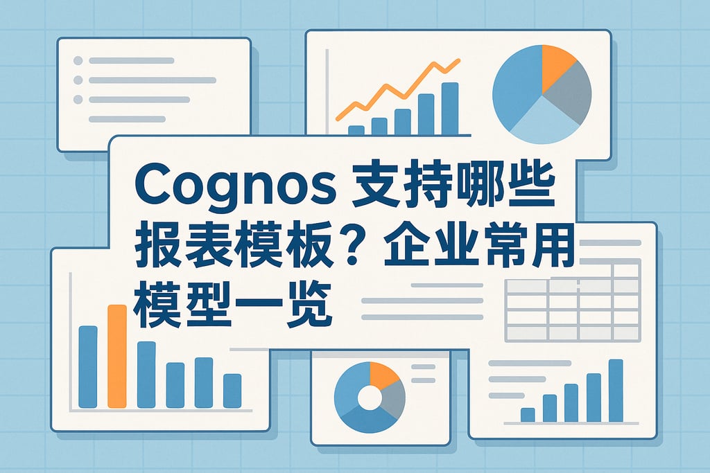 Cognos支持哪些报表模板？企业常用模型一览