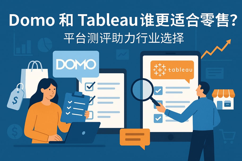 Domo和Tableau谁更适合零售？平台测评助力行业选择