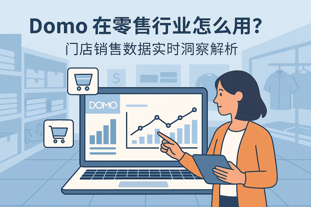 Domo在零售行业怎么用？门店销售数据实时洞察解析