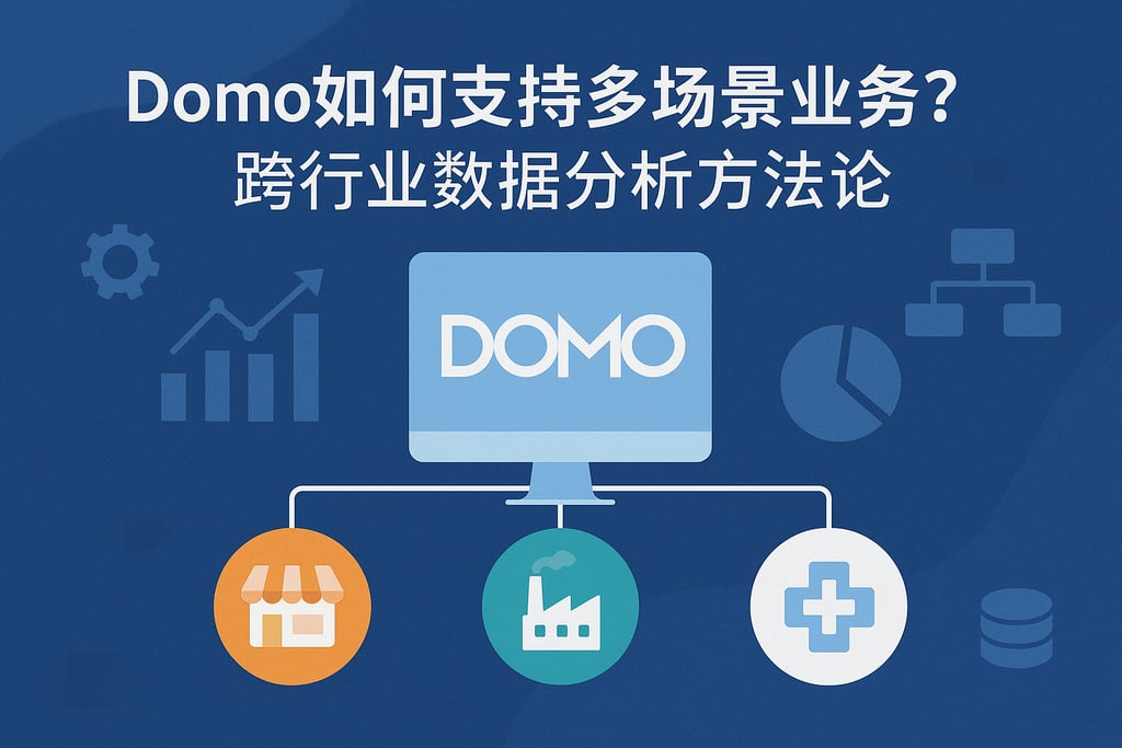 Domo如何支持多场景业务？跨行业数据分析方法论