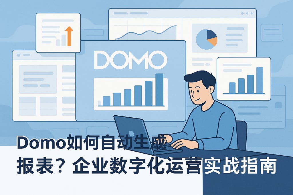 Domo如何自动生成报表？企业数字化运营实战指南