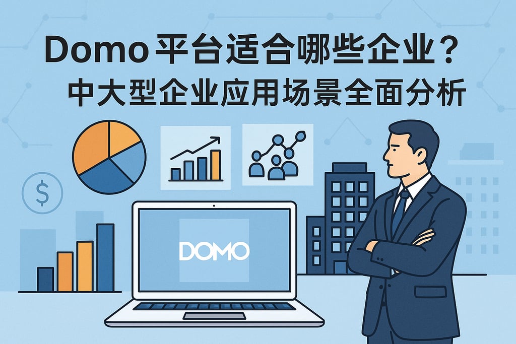 Domo平台适合哪些企业？中大型企业应用场景全面分析