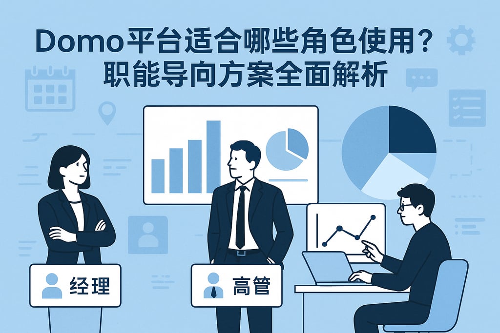 Domo平台适合哪些角色使用？职能导向方案全面解析