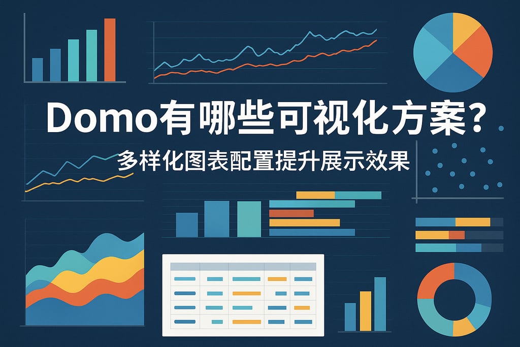 Domo有哪些可视化方案？多样化图表配置提升展示效果