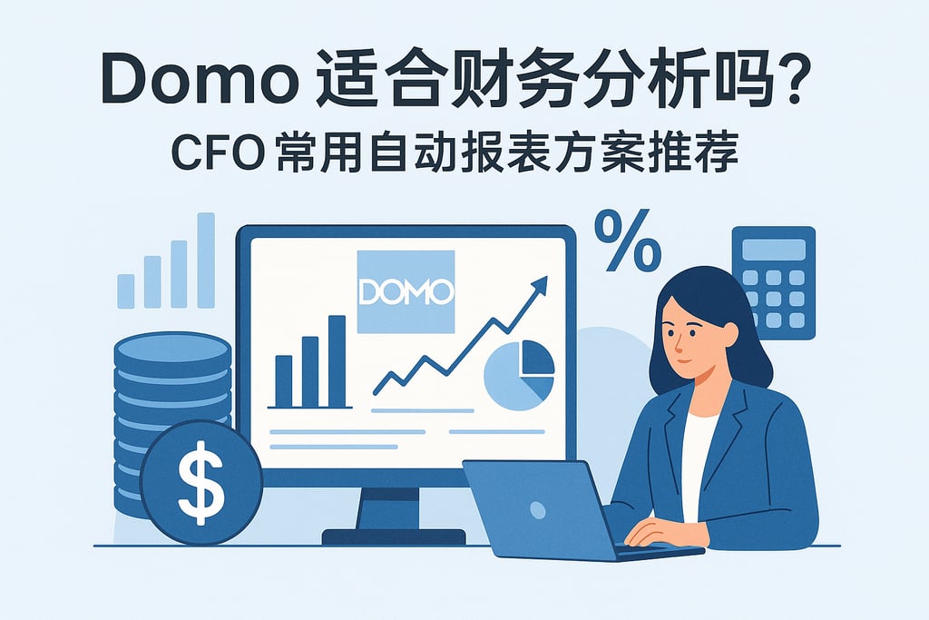 Domo适合财务分析吗？CFO常用自动报表方案推荐