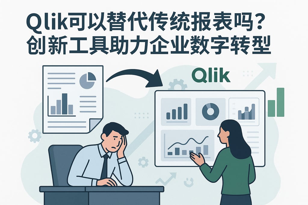 Qlik可以替代传统报表吗？创新工具助力企业数字转型