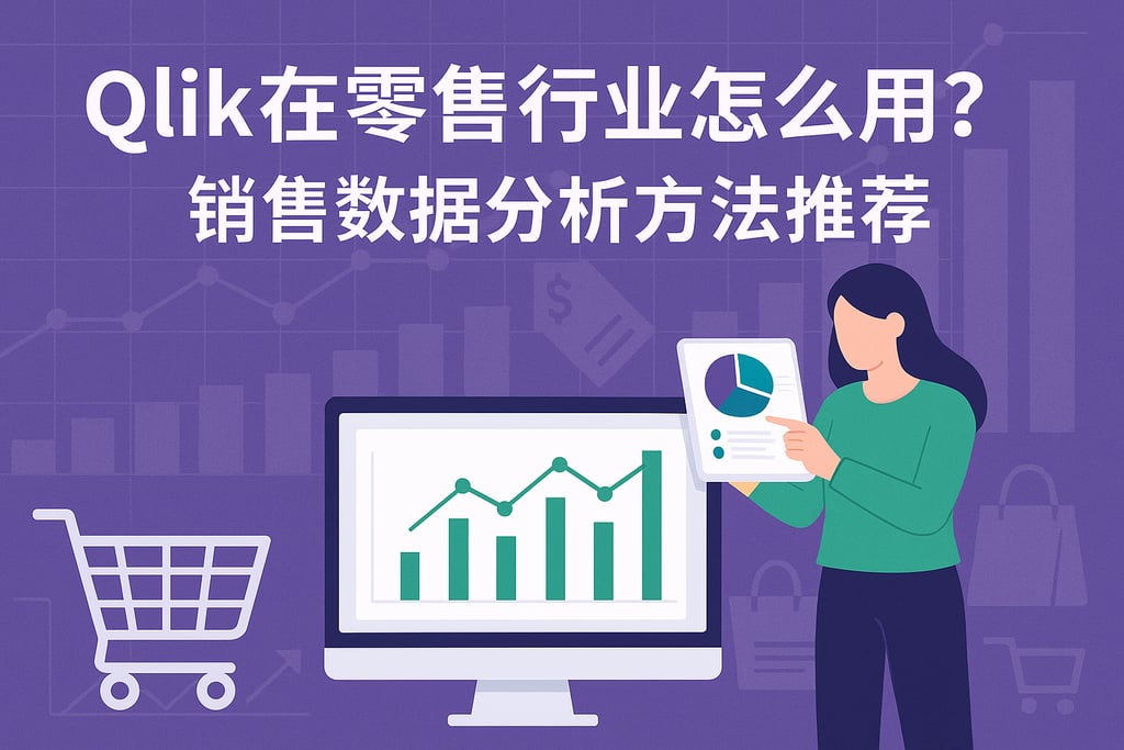 Qlik在零售行业怎么用？销售数据分析方法推荐