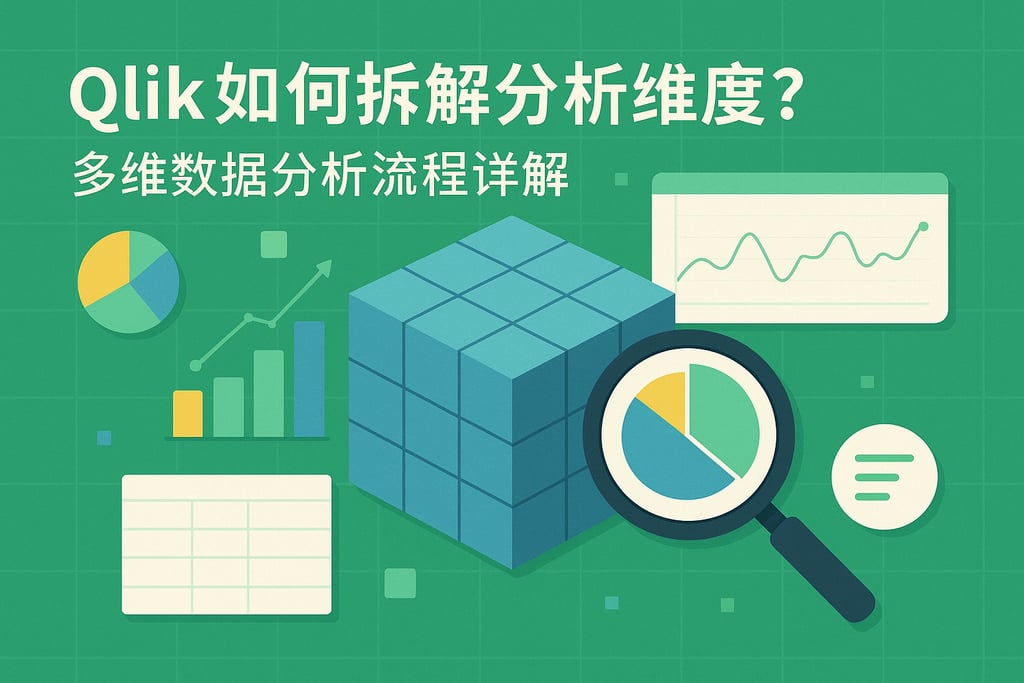 Qlik如何拆解分析维度？多维数据分析流程详解