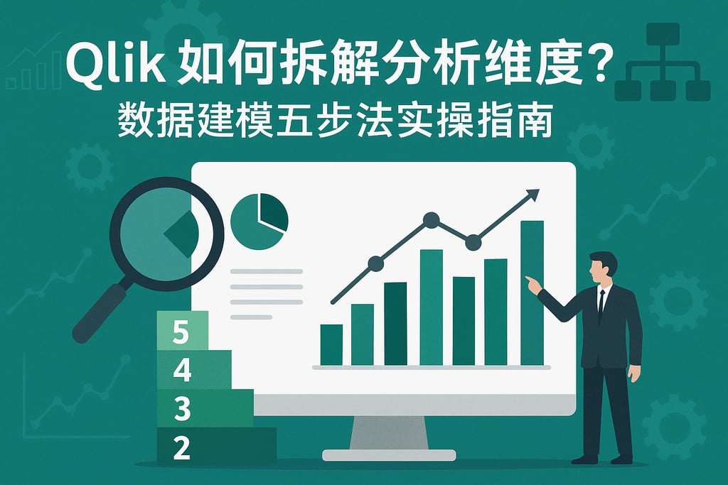 Qlik如何拆解分析维度？数据建模五步法实操指南