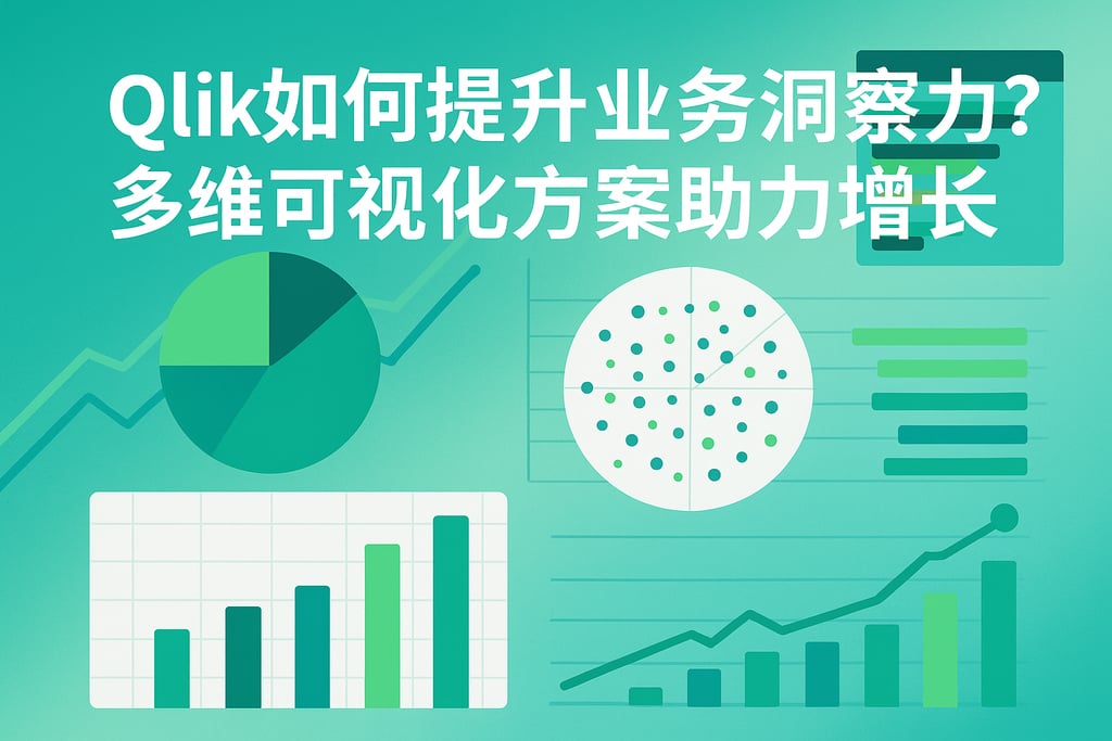 Qlik如何提升业务洞察力？多维可视化方案助力增长
