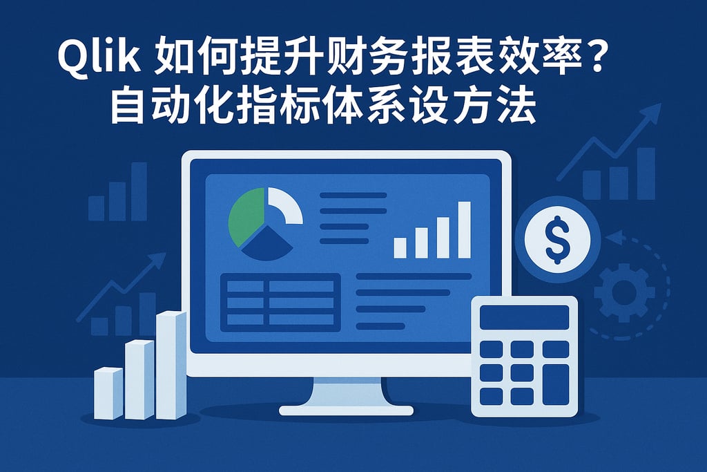 Qlik如何提升财务报表效率？自动化指标体系设计方法