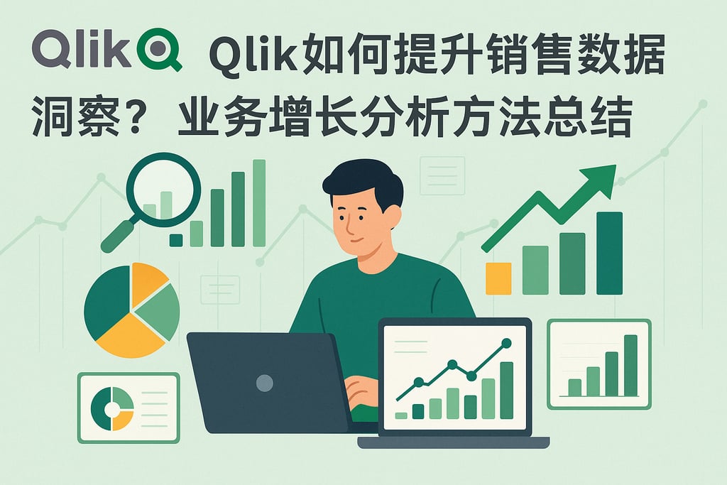 Qlik如何提升销售数据洞察？业务增长分析方法总结