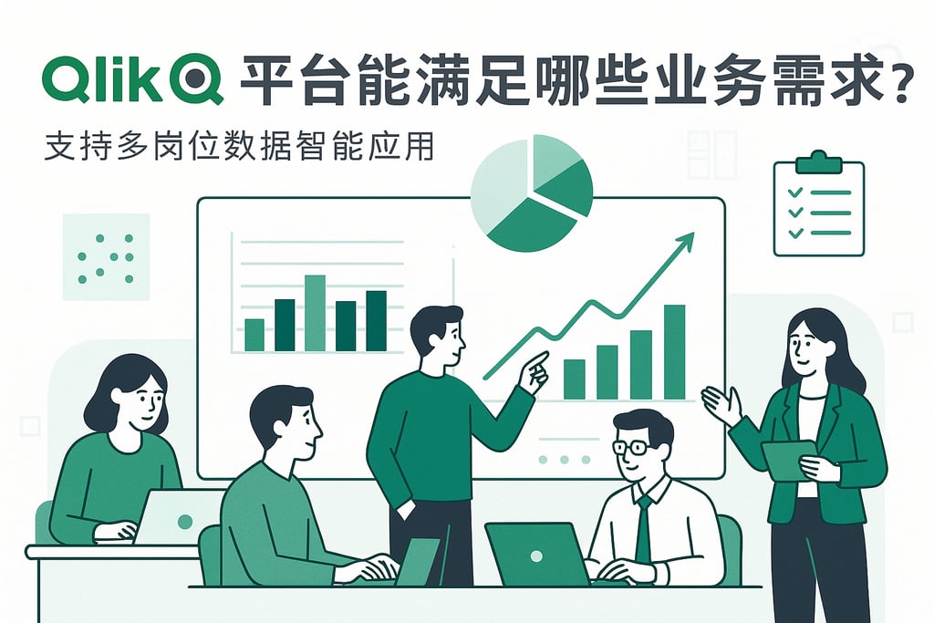 Qlik平台能满足哪些业务需求？支持多岗位数据智能应用