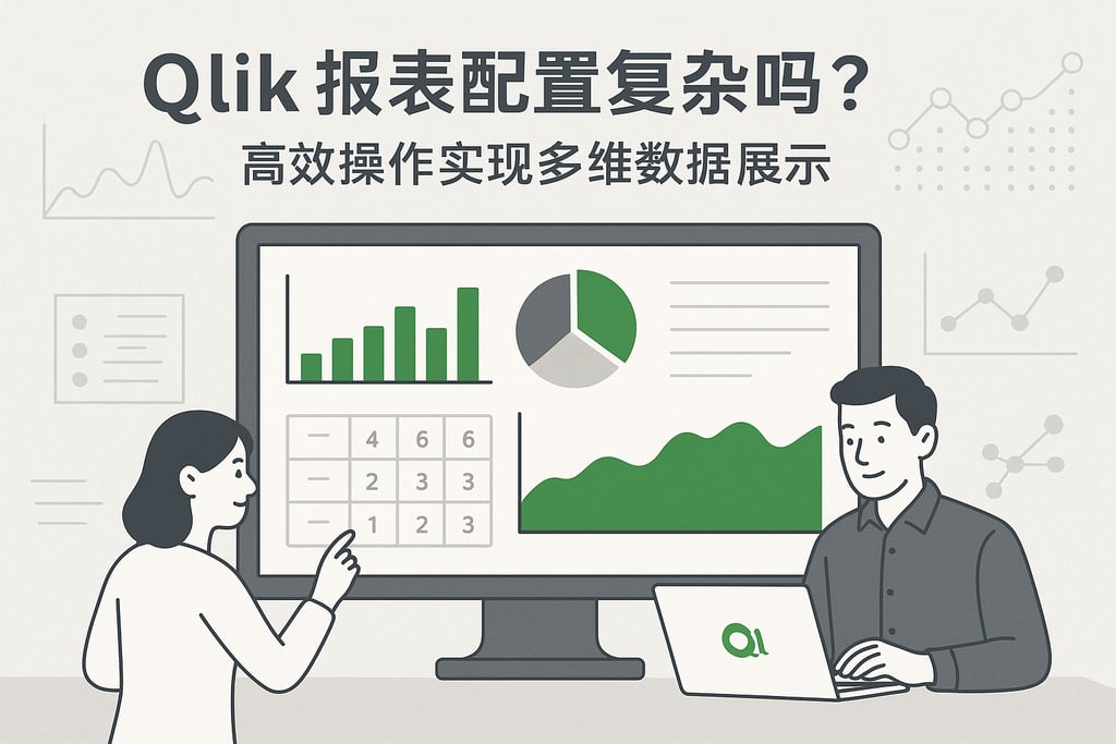 Qlik报表配置复杂吗？高效操作实现多维数据展示