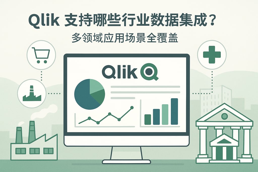 Qlik支持哪些行业数据集成？多领域应用场景全覆盖