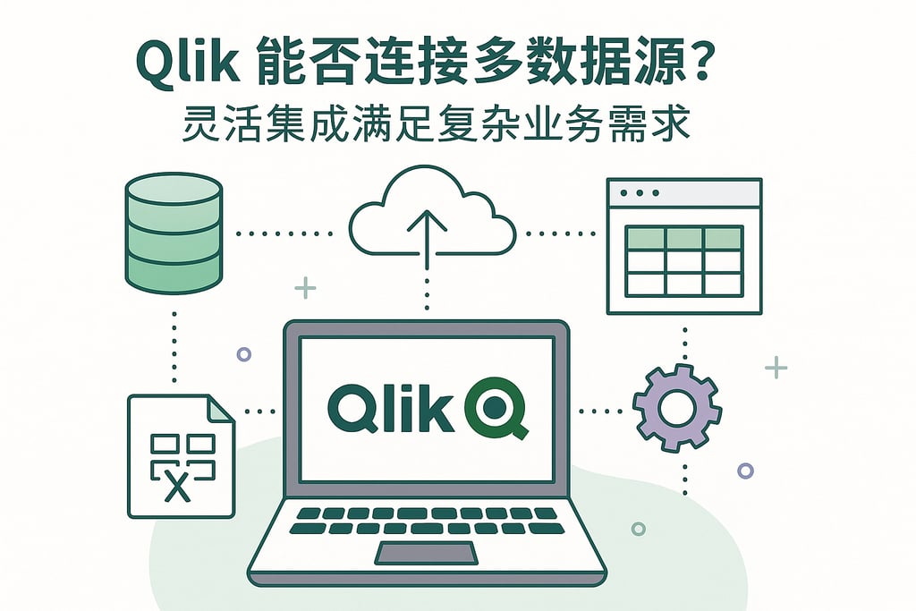 Qlik能否连接多数据源？灵活集成满足复杂业务需求