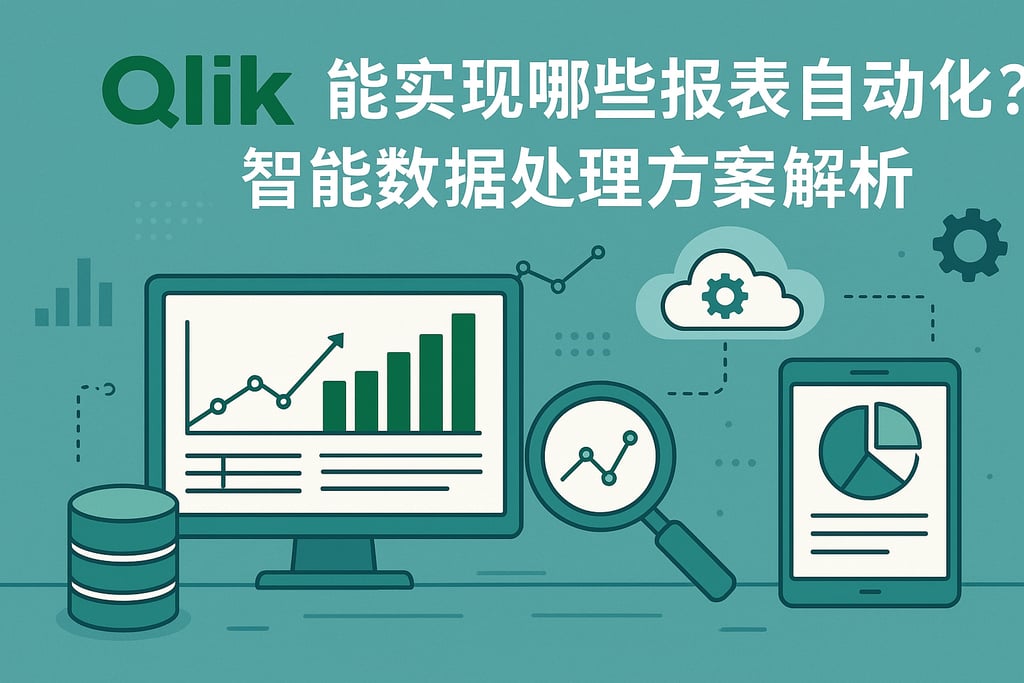 Qlik能实现哪些报表自动化？智能数据处理方案解析