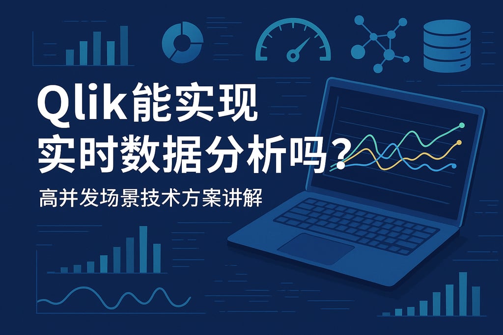 Qlik能实现实时数据分析吗？高并发场景技术方案讲解