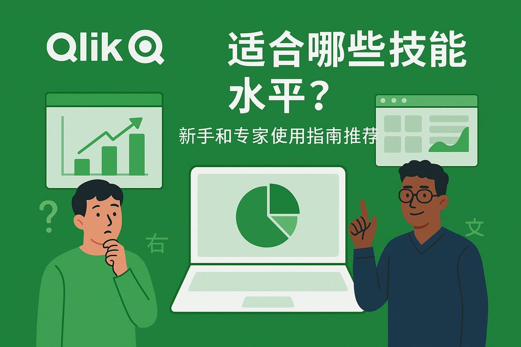 Qlik适合哪些技能水平？新手和专家使用指南推荐