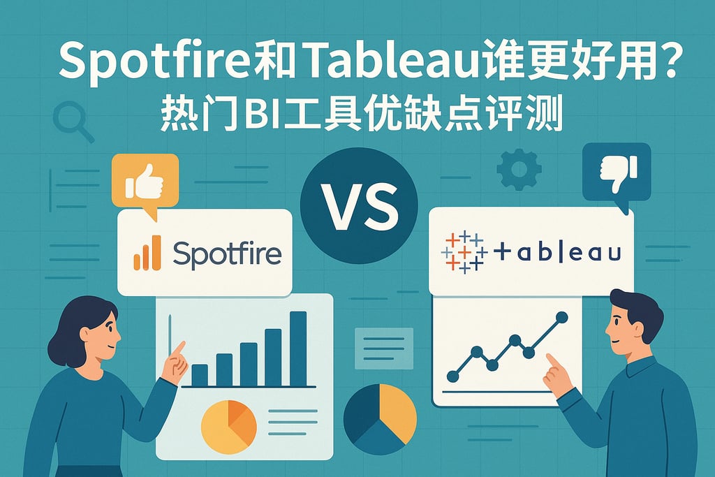 Spotfire和Tableau谁更好用？热门BI工具优缺点评测