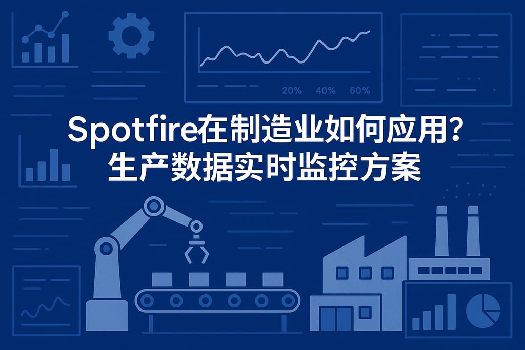 Spotfire在制造业如何应用？生产数据实时监控方案
