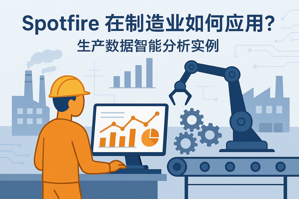 Spotfire在制造业如何应用？生产数据智能分析实例