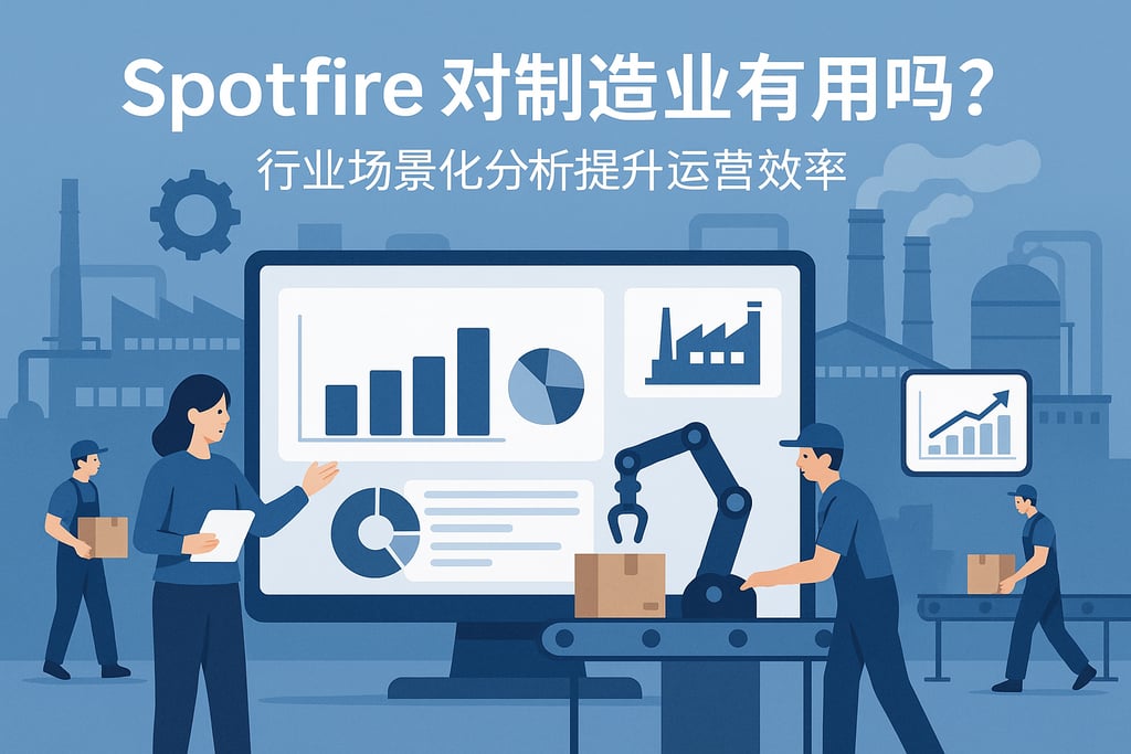 Spotfire对制造业有用吗？行业场景化分析提升运营效率