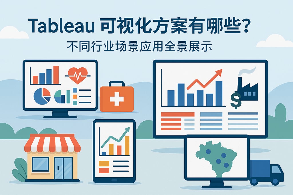 Tableau可视化方案有哪些？不同行业场景应用全景展示