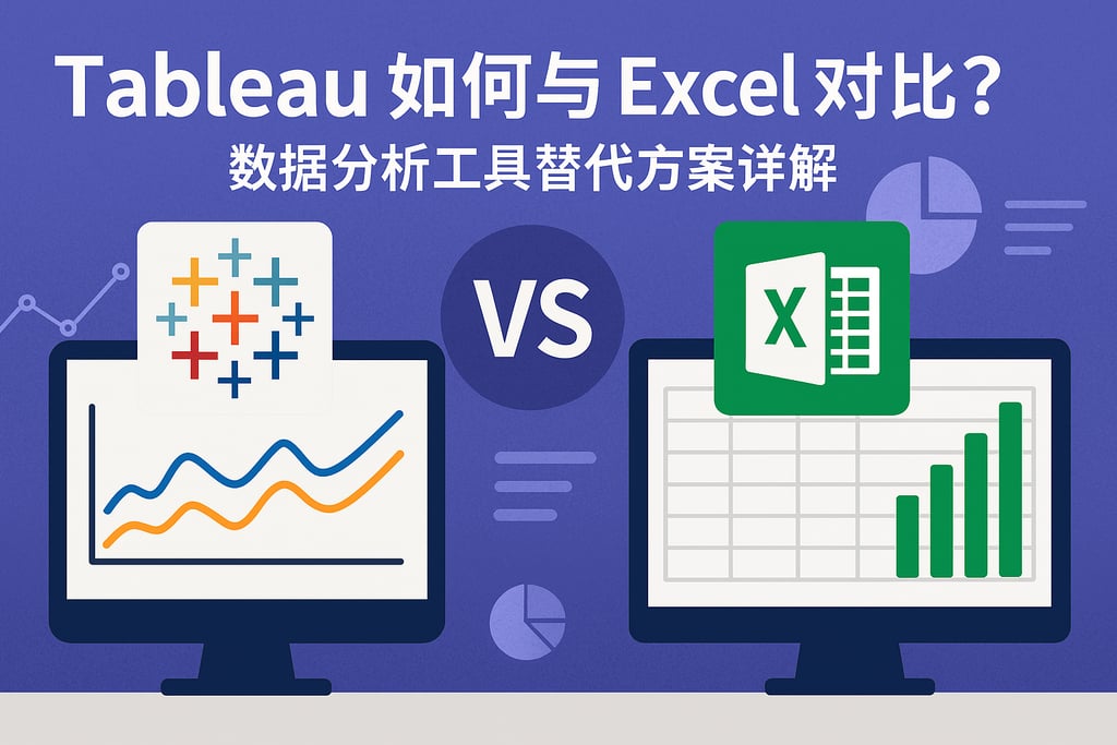 Tableau如何与Excel对比？数据分析工具替代方案详解