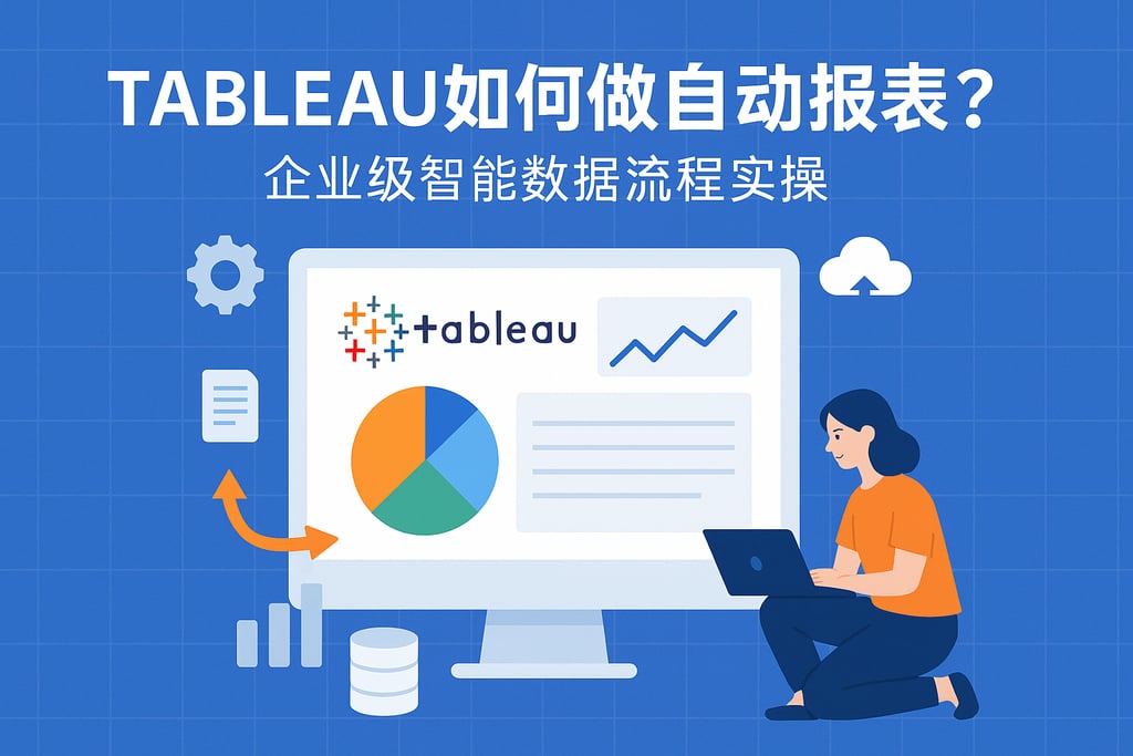 Tableau如何做自动报表？企业级智能数据流程实操