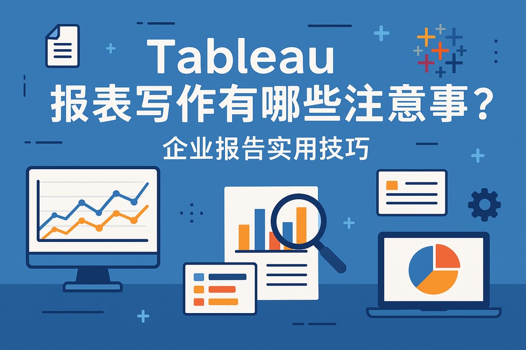 Tableau报表写作有哪些注意事项？企业报告实用技巧