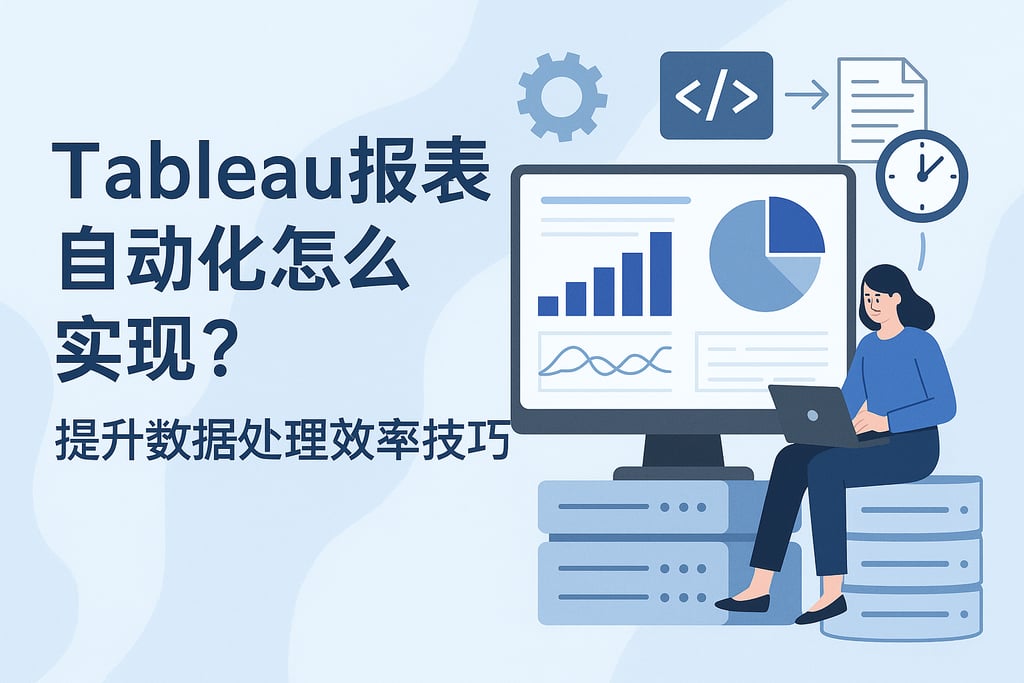 Tableau报表自动化怎么实现？提升数据处理效率技巧