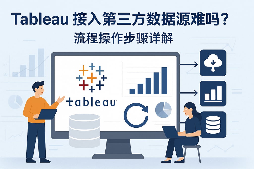 Tableau接入第三方数据源难吗？流程操作步骤详解