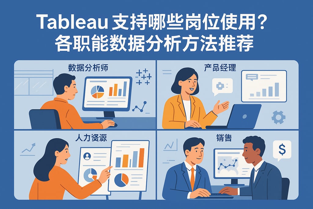 Tableau支持哪些岗位使用？各职能数据分析方法推荐