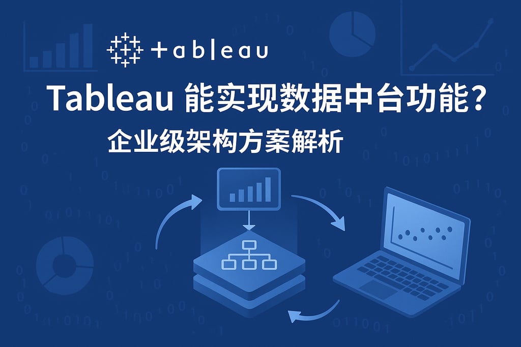 Tableau能实现数据中台功能吗？企业级架构方案解析