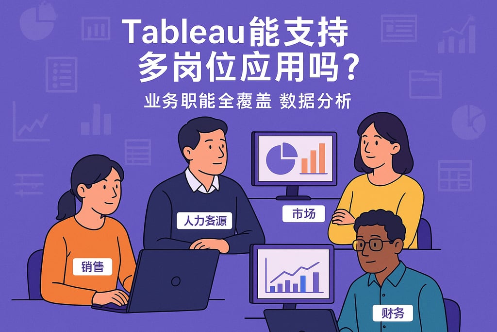 Tableau能支持多岗位应用吗？业务职能全覆盖数据分析